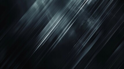 Black and white abstract background with smooth and elegant light rays.