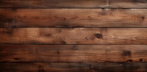Wall Mural - wood texture planks of brown wood arranged in a row against a wooden wall