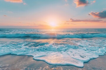 Canvas Print - sunrise over the sea