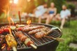 © Lucija - friends enjoy backyard barbecue party on summer weekend fun vacation lifestyle