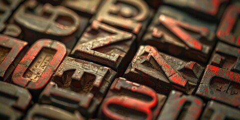 Fototapete - Typography principles and applications in design