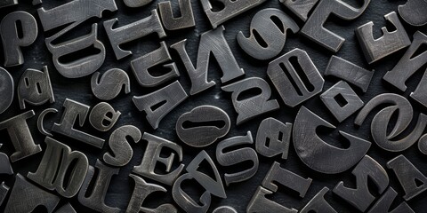 Fototapete - Typography principles and applications in design