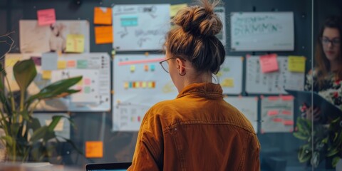 Fototapete - User-centered design approach in UI/UX development
