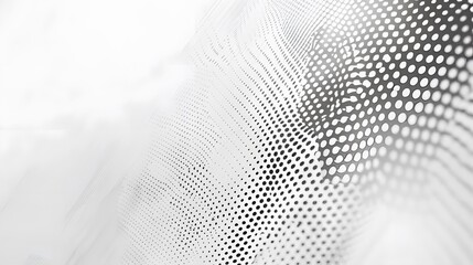Wall Mural - modern halftone white and grey background. design decoration concept for web layout, poster, banner.