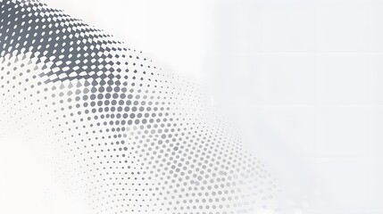 Wall Mural - modern halftone white and grey background. design decoration concept for web layout, poster, banner.