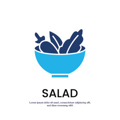 salad colored icon vector design good for web or mobile app