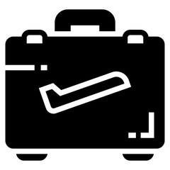 Canvas Print - Suitcase Icon