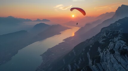 Wall Mural - sky diving
