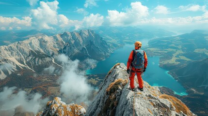 Wall Mural - sky diving