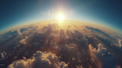 Wall Mural - sky diving