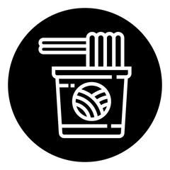 Poster - Instant Noodles Icon