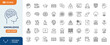 © Cetacons - Knowledge Line Editable Icons set. Knowledge icons Pixel perfect. Editable stroke. Vector illustration