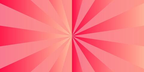 Wall Mural - abstract pink and red gradient light background with rays