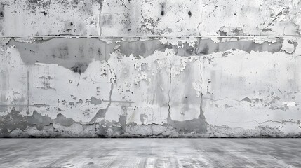 Canvas Print - Blank white grunge cement wall texture background, banner, interior design background, banner. 