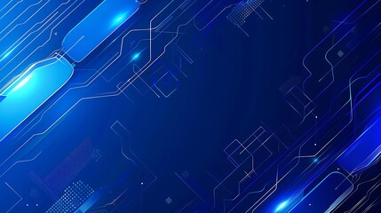 blue tech abstract background