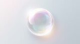 Shining Glass Sphere Background