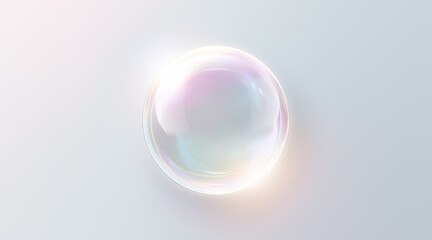 Wall Mural - shining glass sphere background