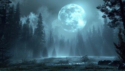 spooky halloween night