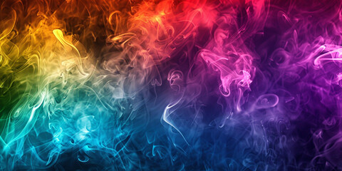 Wall Mural - cosmic color smoky background.