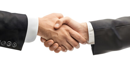 Business handshake image symbolizing partnership, agreement, and cooperation between two professionals in formal attire.