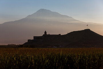 Poster - Khor Virap monastery in Armenia