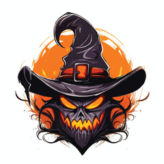 Wall Mural - Helloween vector illustration for t-shirt	
