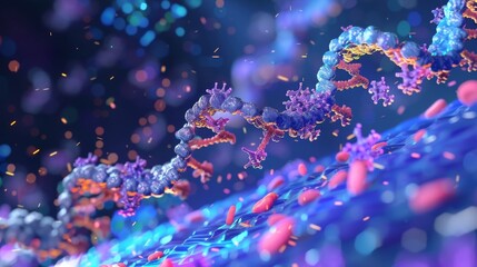 Sticker - An illustration of microRNAguided chromatin remodeling influencing gene expression