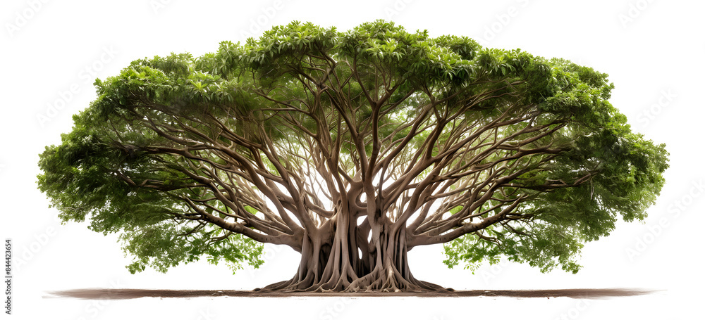 Banyan tree isolated on Transparent background Stock Illustration ...