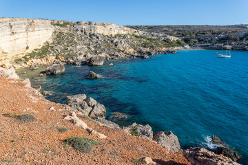 Sticker - Paradise bay in Malta.