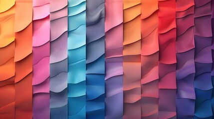 Wall Mural - Striking Gradient Color Palettes Enhancing Branding and UI Design with Vibrant Digital Art Textures