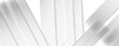 © Designscapeshots - abstract white square technology minimal creative lined digital Shapes. abstract modern white and grey gradient color geometric line pattern background