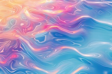 Wall Mural - vibrant and colorful abstract swirling colors background with a psychedelic pattern