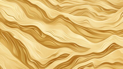 Wall Mural - luxurious seamless pattern of abstract golden waves background with elegant and fluid wavy lines ins
