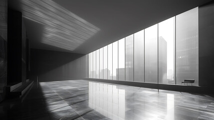 Wall Mural - Managing CX Cloud Service Bokeh Panorama Monochromatic Shadows Dark Modernism Influence