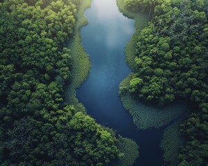 Poster - vibrant nature photography featuring an open space on the bottom for captions