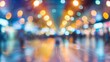 © Justlight - Defocused lights blur into a vibrant backdrop capturing the hectic energy of travelers rushing through the airport terminal in a whirlwind of movement and excitement. .