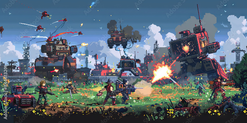 Battle of Pixels: Reviving the Classic Combat Experience - An ...