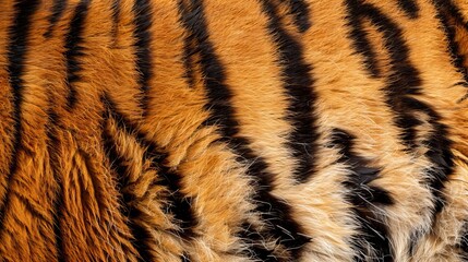 Canvas Print - Background with a pattern of tiger stripes, tiger color. Tiger skin background or texture