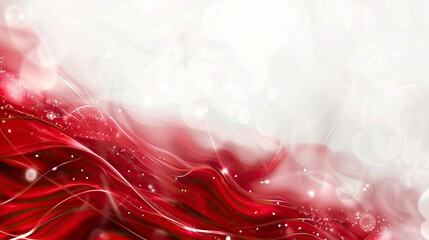 Wall Mural - background white red