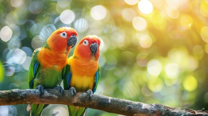 Poster - rainbow lorikeet parrot