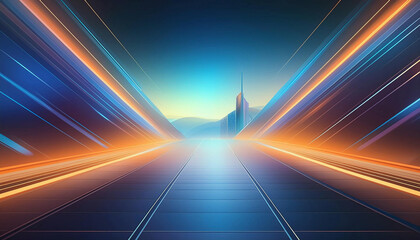 Hyper Realistic modern business background