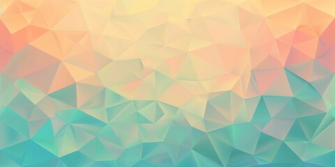 Wall Mural - Vibrant abstract multicolored background with a polygon pattern, perfect for dynamic and colorful design themes.