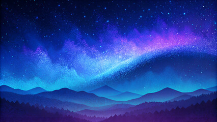 mesmerizing background with a dark blue night sky 