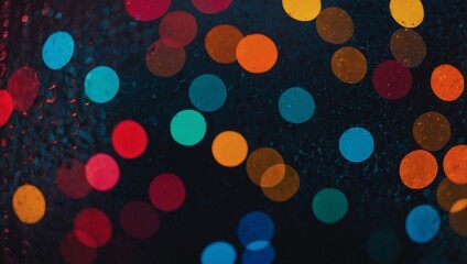 Digital Background with Colorful Dots