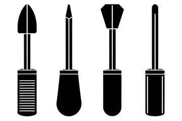 Sticker - Screwdriver element icons set