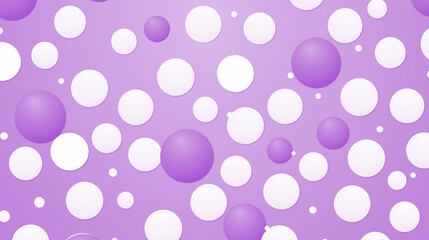 Wall Mural - purple white circles background