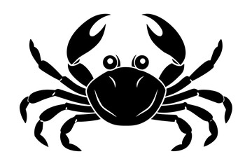 Wall Mural - crab silhouette vector illustration