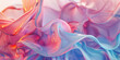 © ShutterBG - Abstract 3D Fluid Wave with Vibrant Pastel Colors and Glossy Background