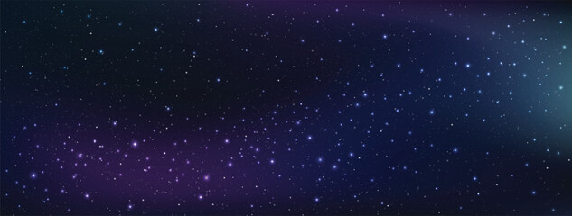 Wall Mural - a high quality astrology horizontal background galaxy illustration with nebula cosmos with stardust 