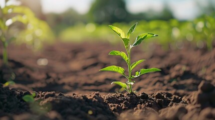 Wall Mural - High-Tech Soil Sampling Techniques